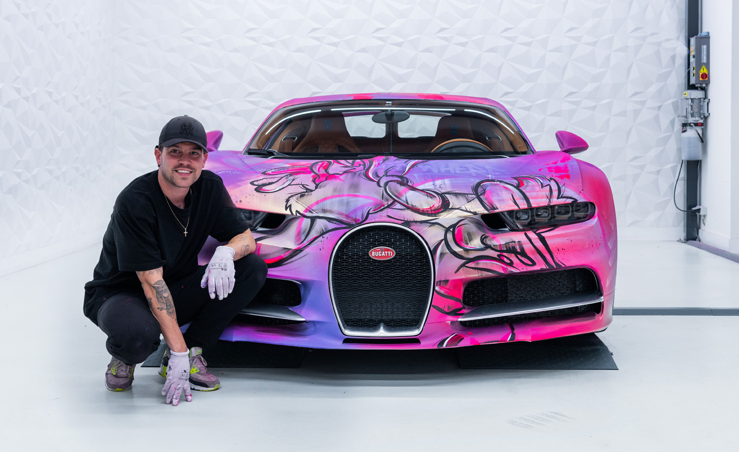 Artwork on exclusive Bugatti Chiron